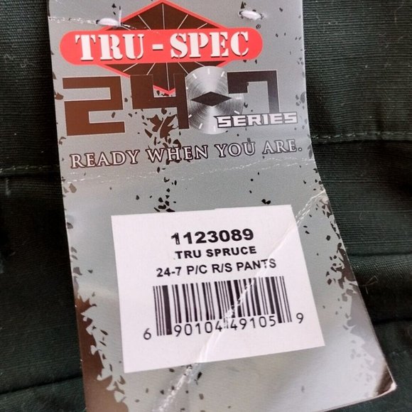 NWT TRU-SPEC 24-7 SERIES ORIGINAL TACTICAL PANTS MENS 42 WAIST UNHEMMED 1123089 - Picture 4 of 6